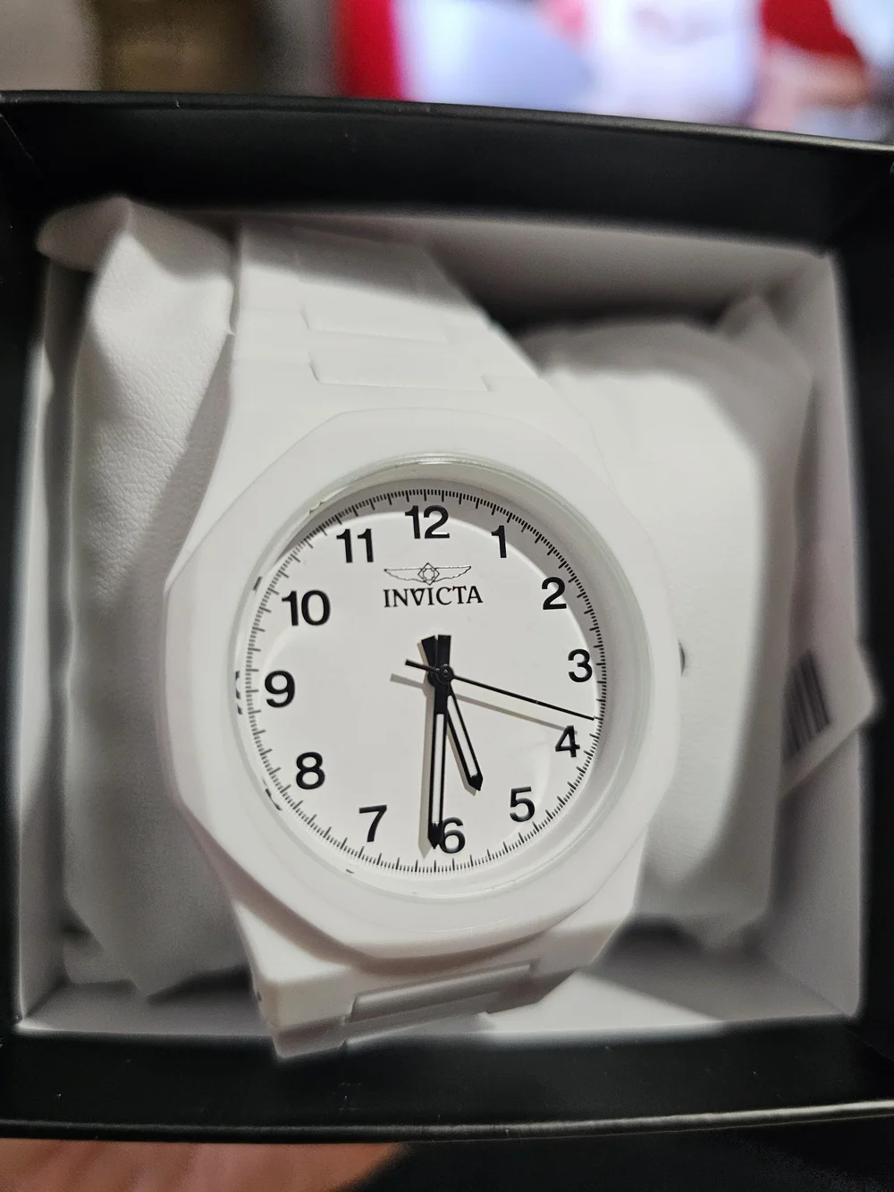 Invicta White Analog Women's Sport Watch with Bold Numerals